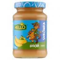HELLO OVOCNE S BANANY 190G  BEZ LEPKU