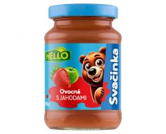 HELLO OVOCNE  S JAHODAMI 190G BEZ LEPKU