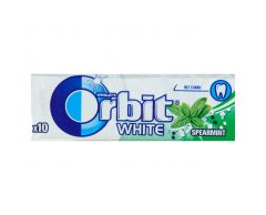 ORBIT WHITE SPEARMINT DRAZE 14G 
