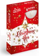 SVICKA CAJOVA CHRISTMAS STAR WHITE 6KS