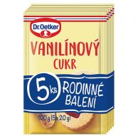 CUKR VANILINOVY 5 BAL. 100G DR.OETKER