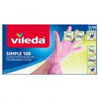 RUKAVICE VILEDA SIMPLE  S / M  100KS
