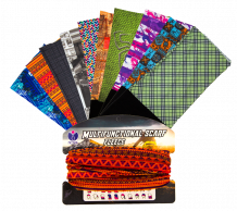 SATEK MULTIFUNKCNI FLEECE ZIMNI MIX VZORU