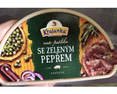 PASTIKA SE ZELENYM PEPREM AL100G KRAJANKA