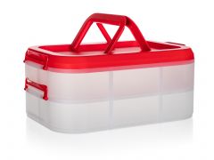 PARTY BOX CULIN. CERVENE VIKO 40X28X17,8CM