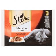 SHEBA KK SELECTION STAVNATY VYBER 4 PACK 4X85G 340G