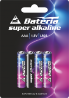 BATERIE SUPER ALKALINE LR03 AAA BLISTR 4KS