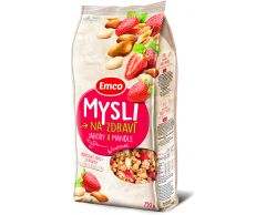 MYSLI KRUP.JAHODY A MANDLE 750G EMCO