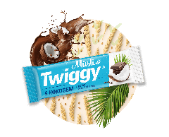 TYC. TWIGGY S KOKOSEM V HOR.COKOLADE 30G