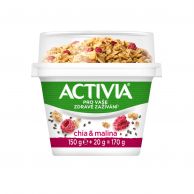 ACTIVIA MIX&GO MALINA A CHIA 170G