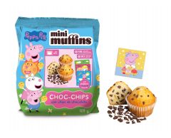 MUFFINS MINI S KOUSKY COK. PEPA PIG 125G 