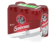 PIVO GAMBRINUS 10 6x0,5L PLECH